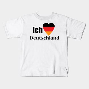 Ich liebe Deutschland/ I love Germany Kids T-Shirt